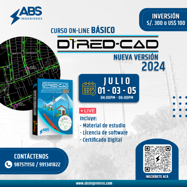 Curso On-line Avanzado DIRED-CAD 2024